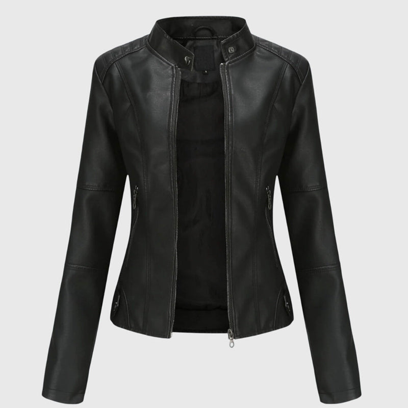 Giorgina™ - Elegante chaqueta de cuero para mujer