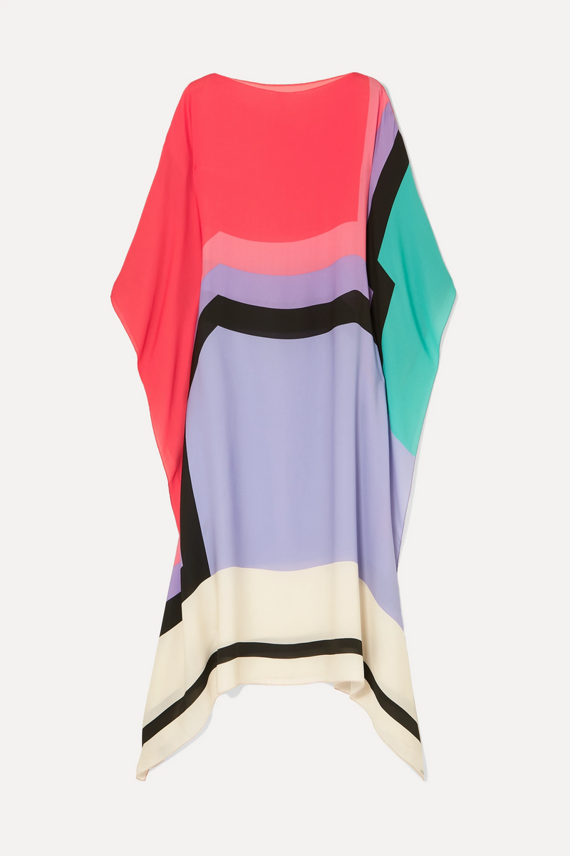 Rilinda | Caftán elegante con estampado geométrico