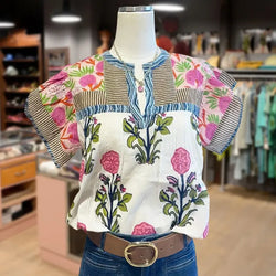 Cloe | Blusa bohemia elegante