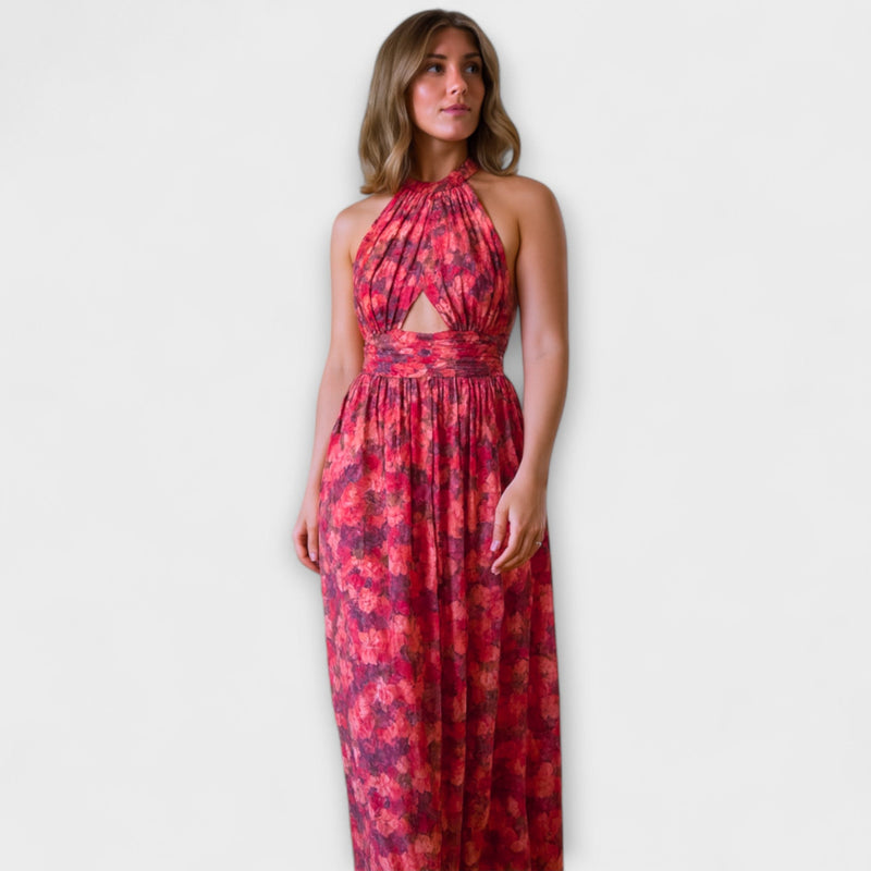 Vera - Elegante vestido con estampado floral