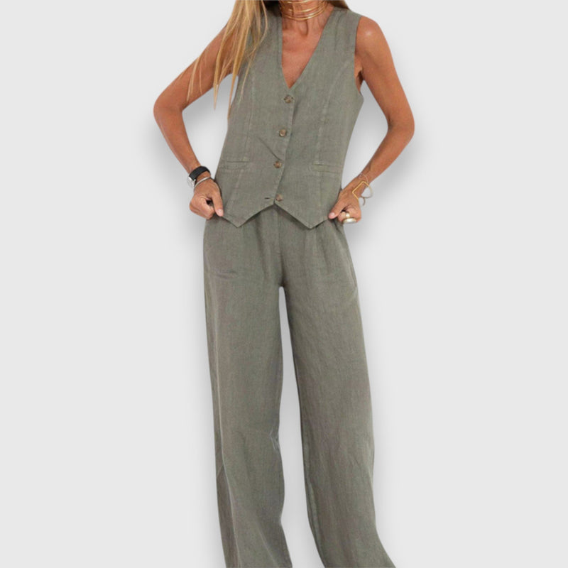 Conjunto de dos piezas para la ligereza del verano