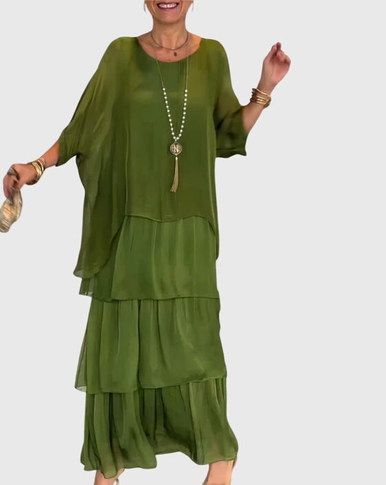 Susan™ | Vestido elegante, largo y fluido