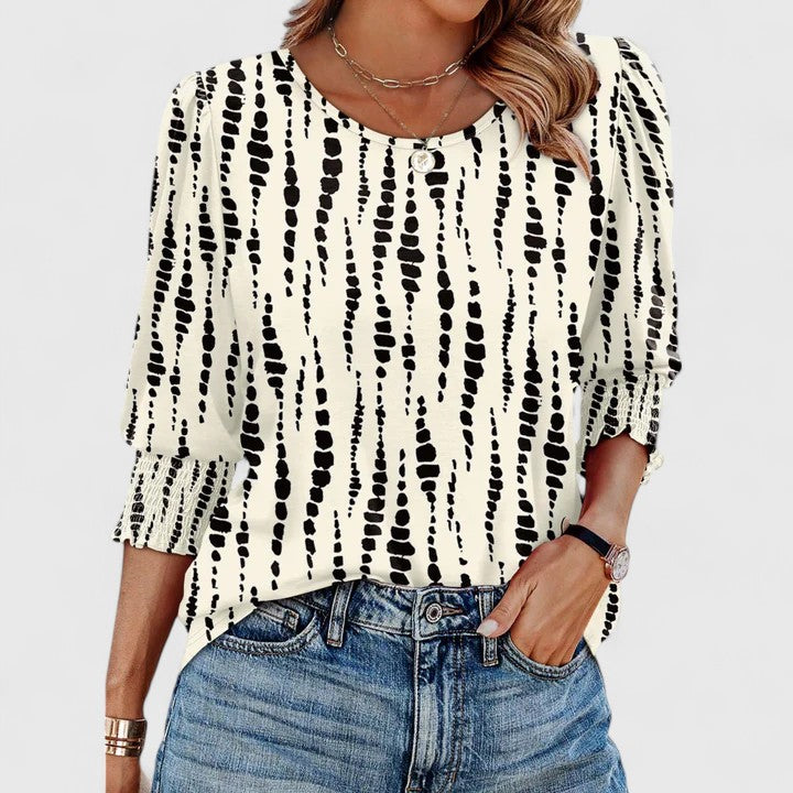 Solara | Elegante top fruncido