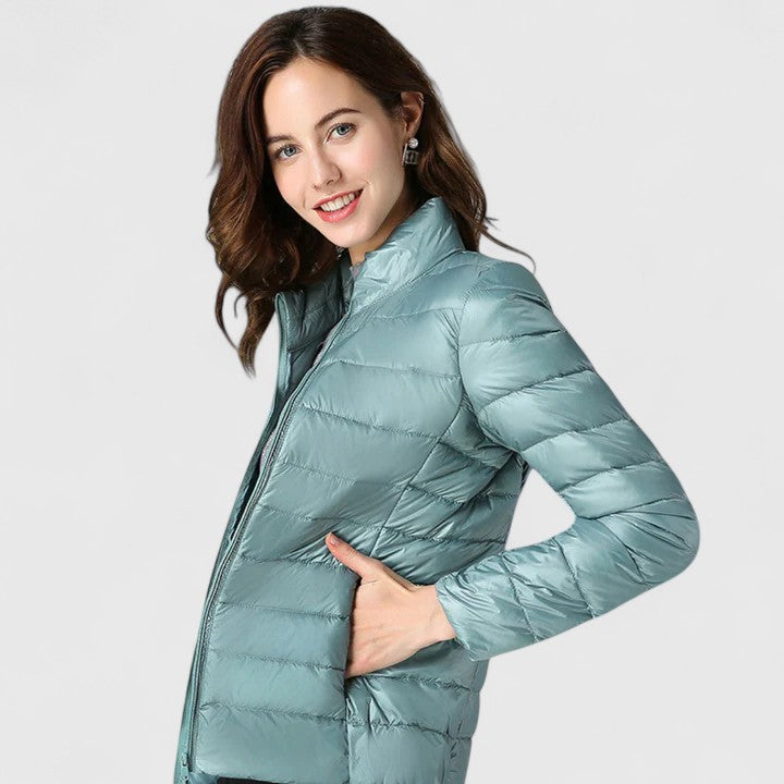 Mahikah | Elegante chaqueta impermeable de plumas