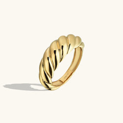 Anillo de croissant | Oro