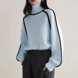 Claire - Suéter elegante de cuello alto 