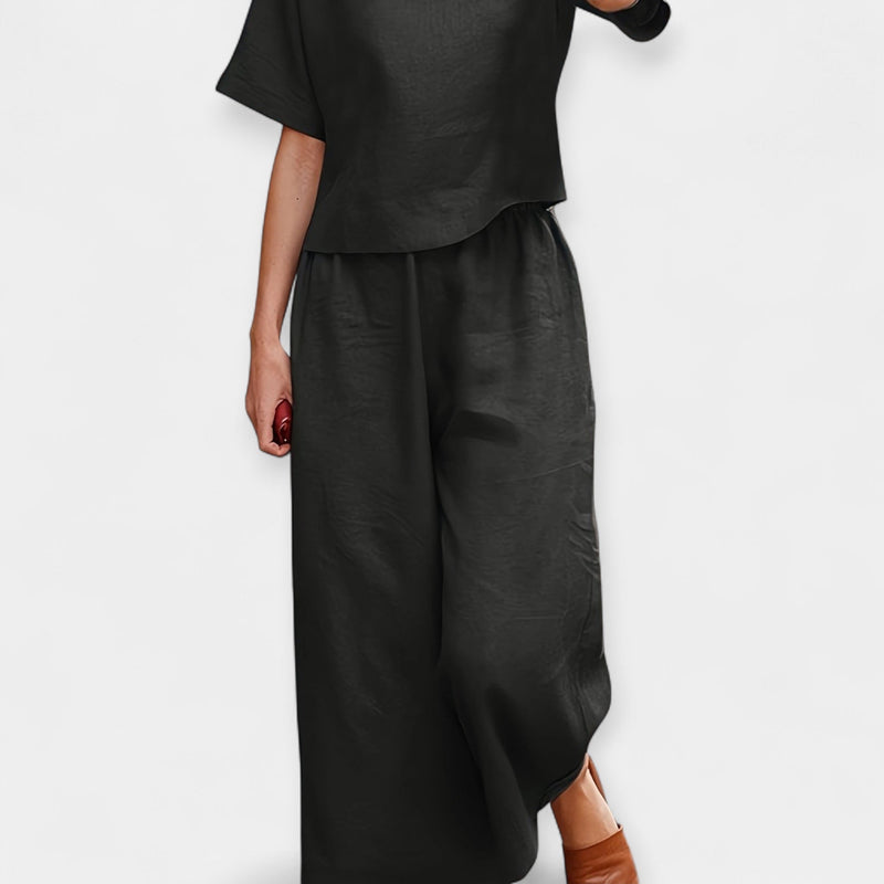 Conjunto de pantalón Airy con camiseta de manga corta