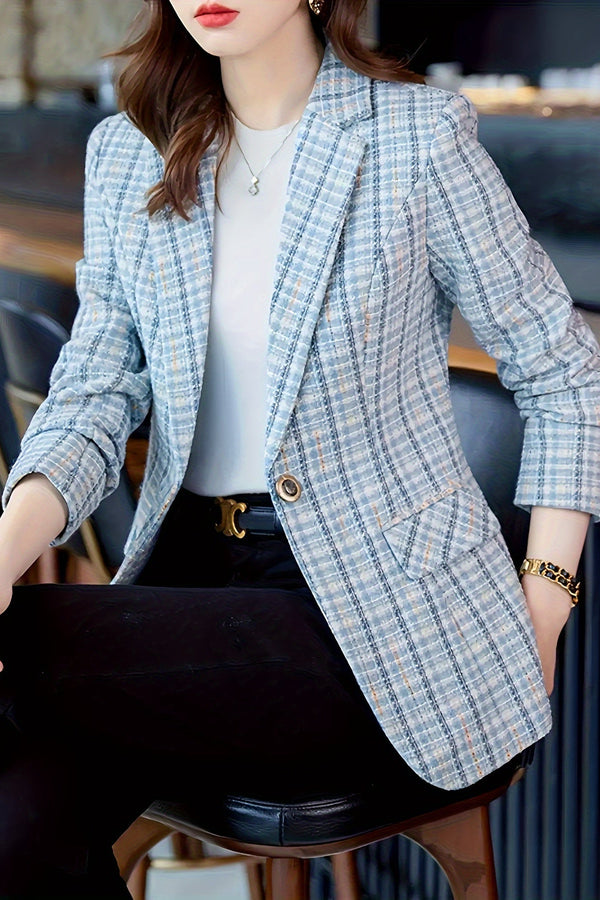 Madison™ - Elegante blazer a cuadros