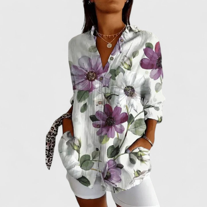 Katarine | Blusa floral elegante