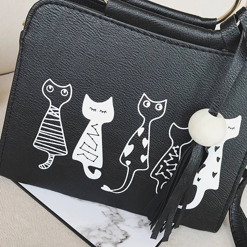 Layla™ - Elegante y adorable bolso de gatito