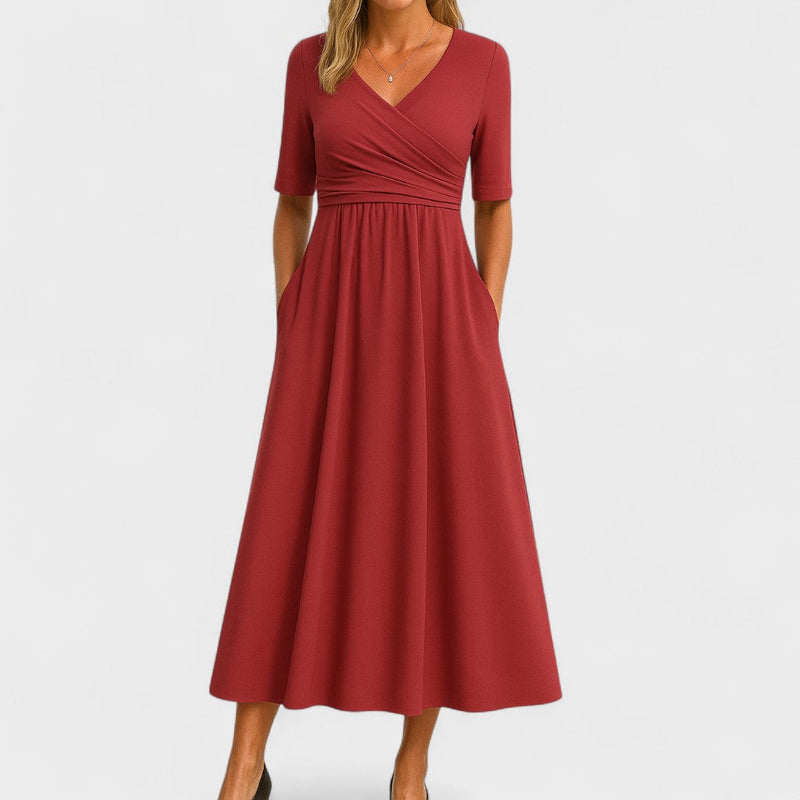 Phoebe | Elegante vestido midi