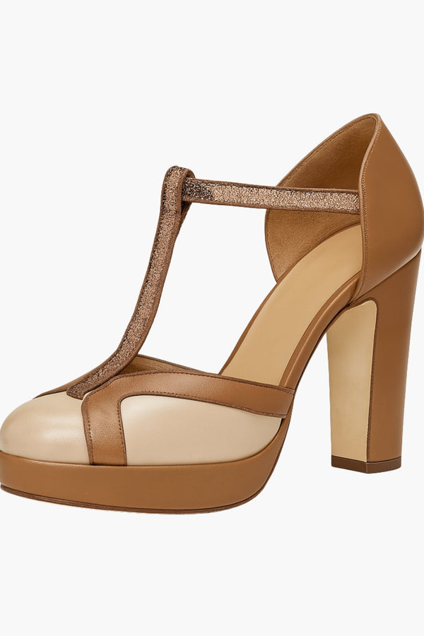 Malvina | Zapatos de salón con tira en T