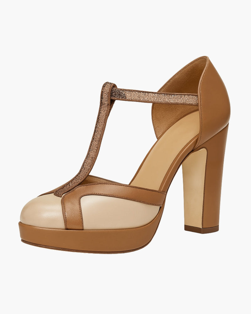 Malvina | Zapatos de salón con tira en T