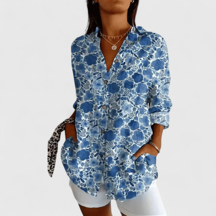 Katarine | Blusa floral elegante