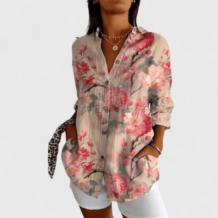 Katarine | Blusa floral elegante