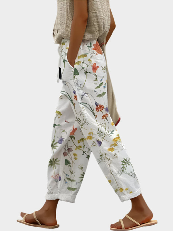 Pantalones relajados con estampado