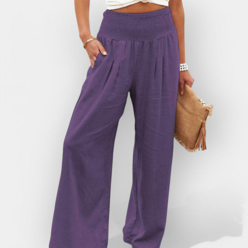 Pantalones anchos cómodos