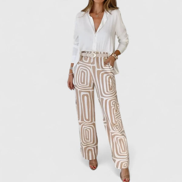 Kira | Elegante conjunto de dos piezas (INCLUYE CINTURÓN GRATIS)