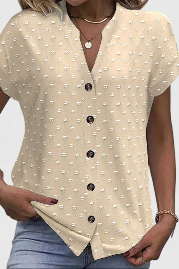 Miles | Camisa cómoda con cuello en V