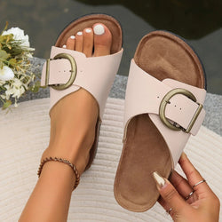 Marfil - Sandalias cómodas y sin cordones