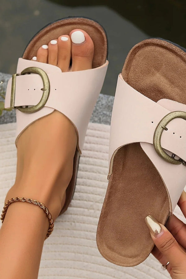 Marfil - Sandalias cómodas y sin cordones