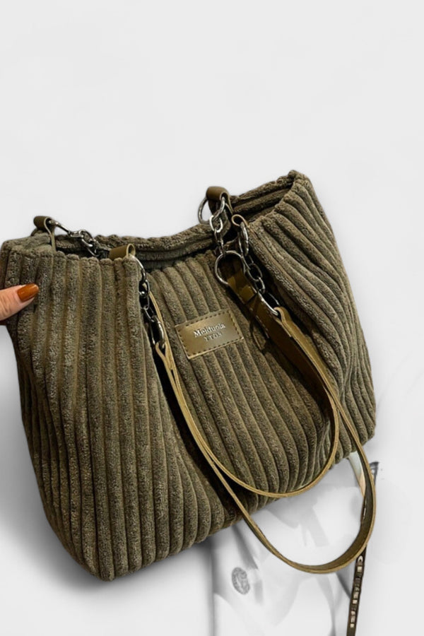 Olivia - Bolso de hombro de cordón suave