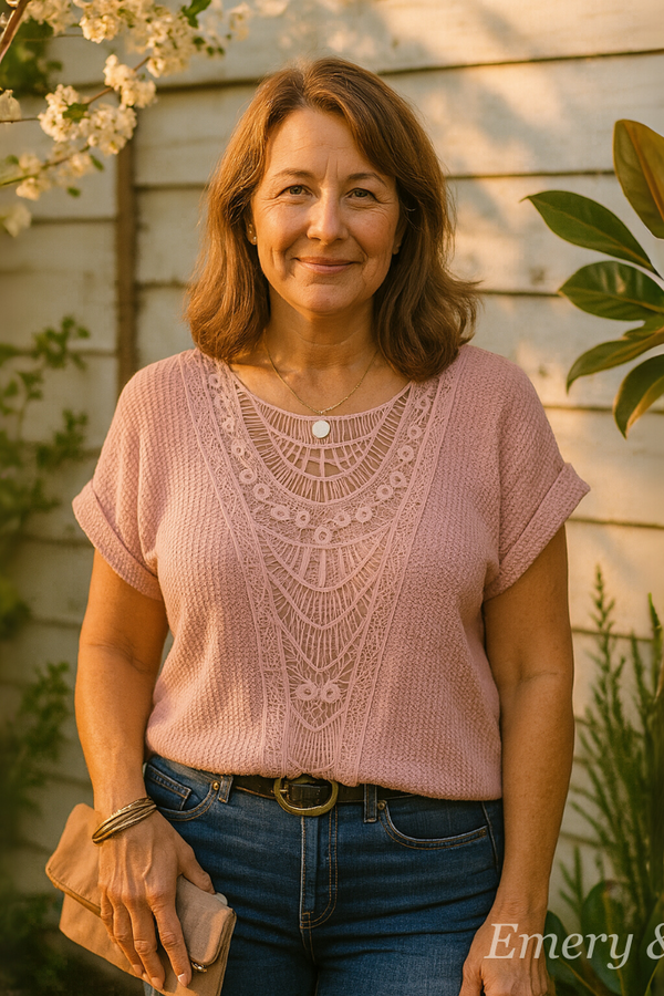 Lorine | Elegante blusa de inspiración ibicenca