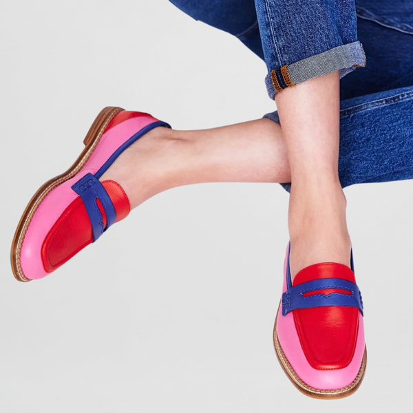 Mocasines coloridos y alegres