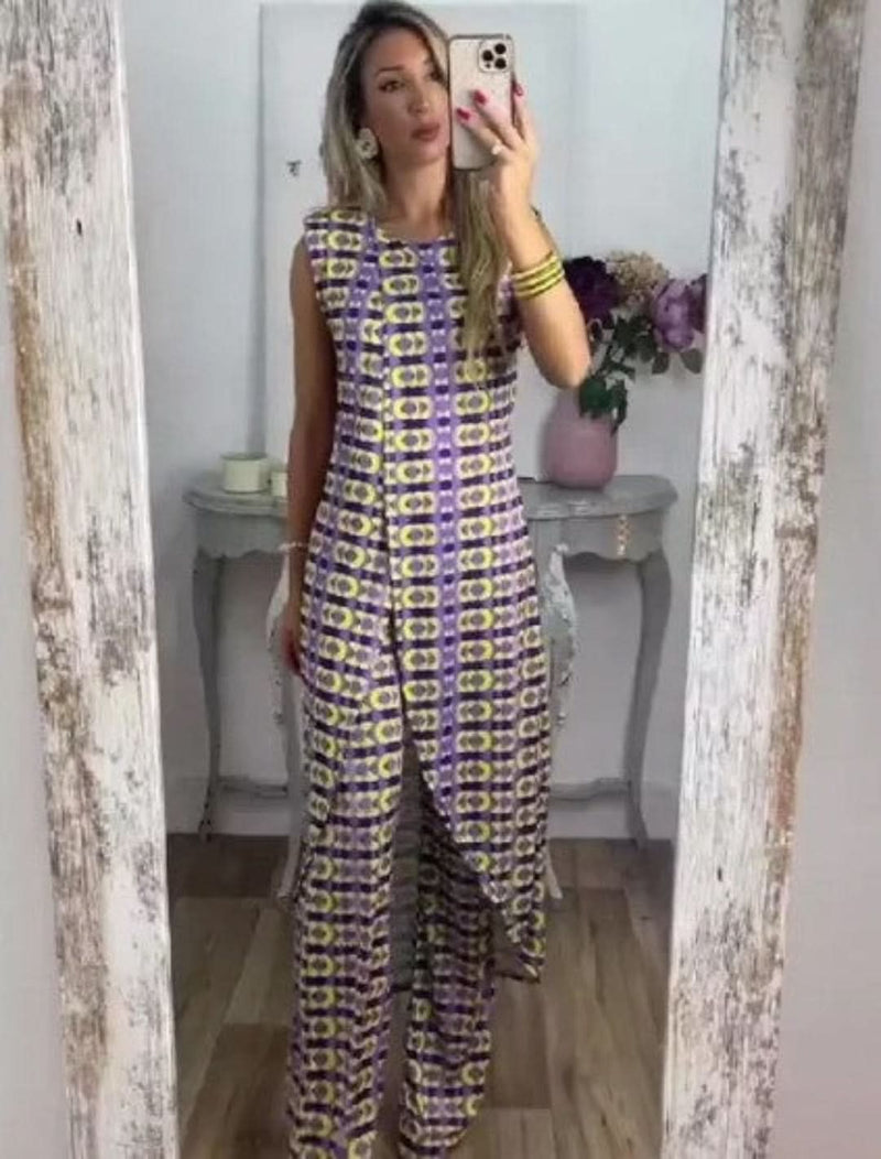 SKYE – TRAJE CÓMODO ESTAMPADO