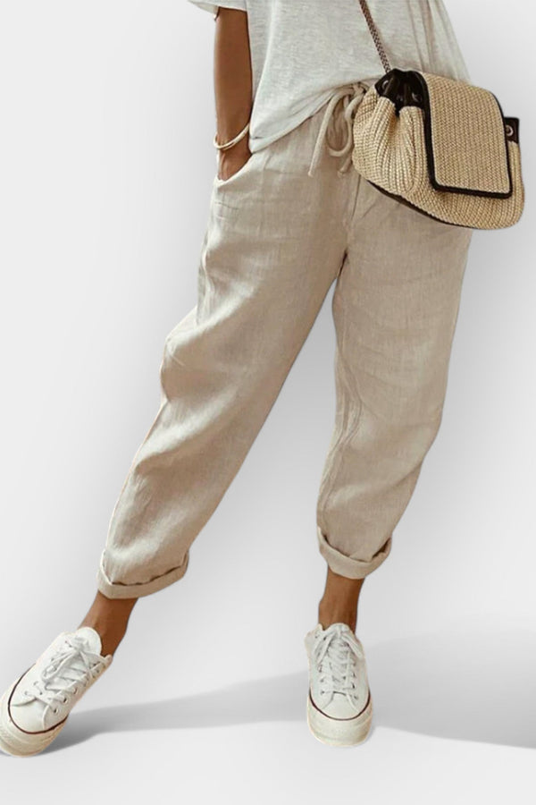 Pantalones de lino ligeros