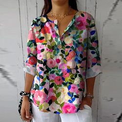 Mavis | Blusa informal con estampado floral