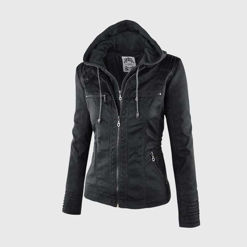 KAROLINE™ La elegante y única chaqueta de cuero