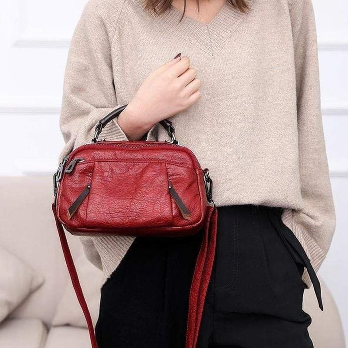 Penélope™ Estilo Exquisito | Bolso Suave con Múltiples Bolsillos 