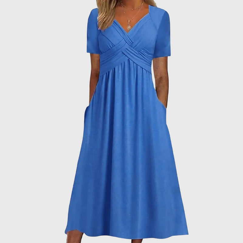 Viola™ | Vestido midi con control de abdomen