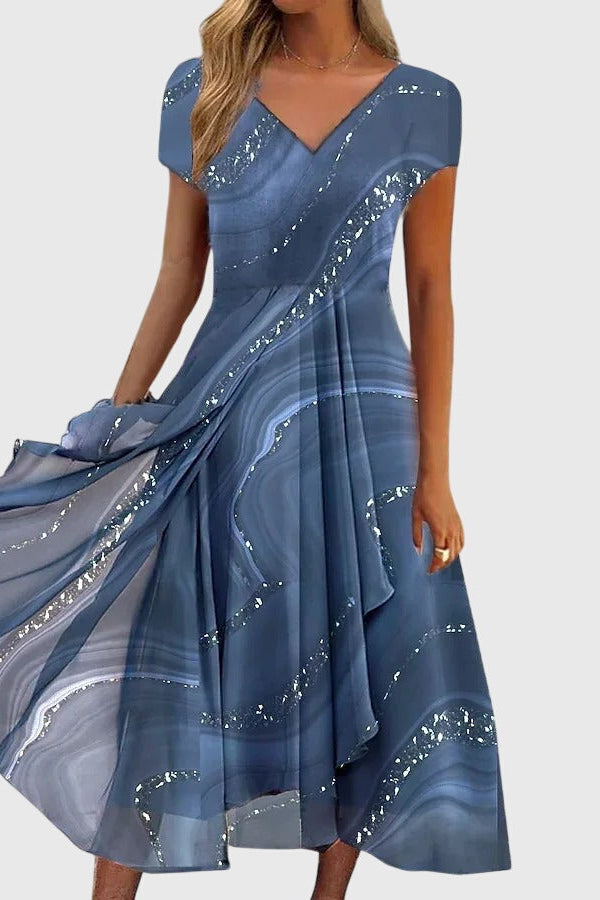 Aubrielle™ | Vestido midi fluido