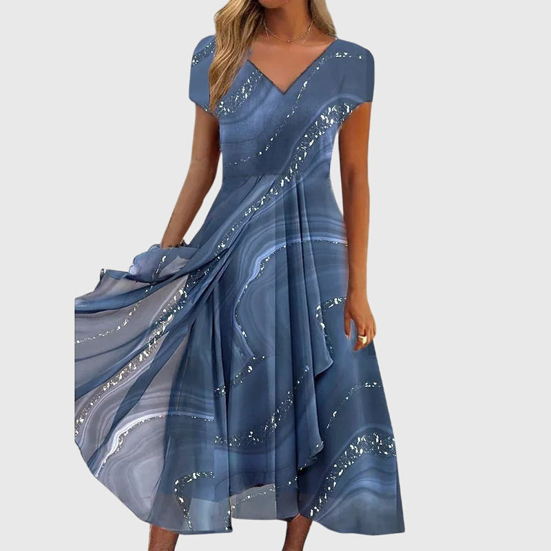 Aubrielle™ | Vestido midi fluido