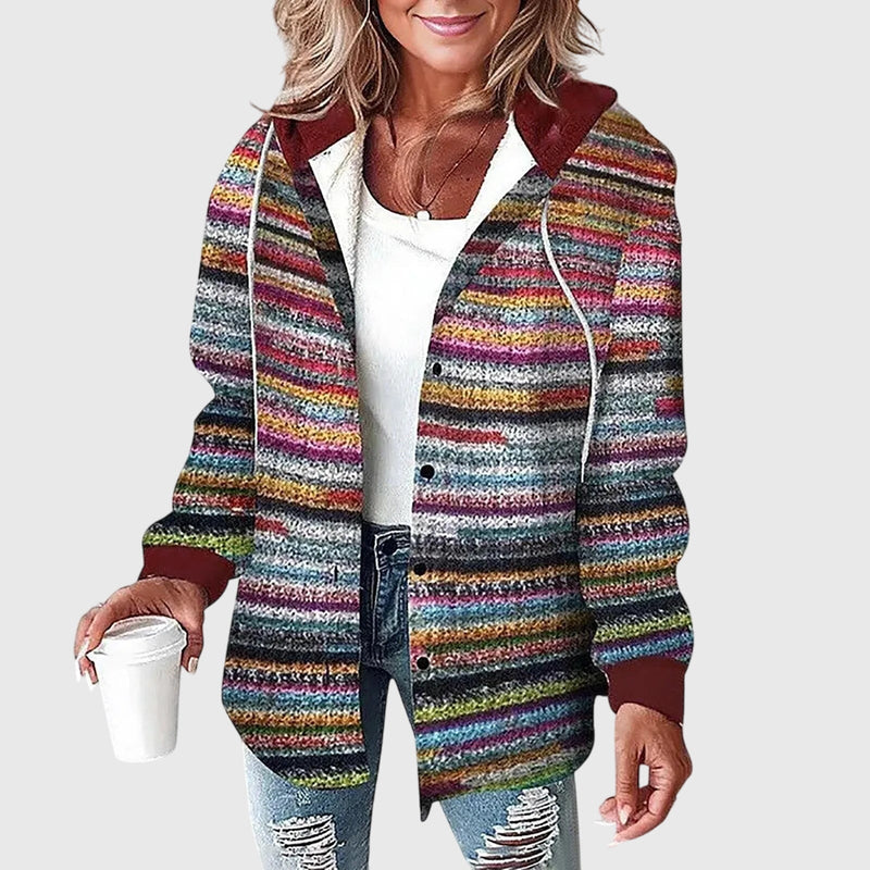 Martina™ | Chaqueta de malla con botones para mujer