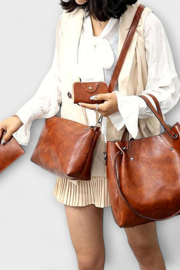 Olivia - Conjunto de 4 bolsos vintage