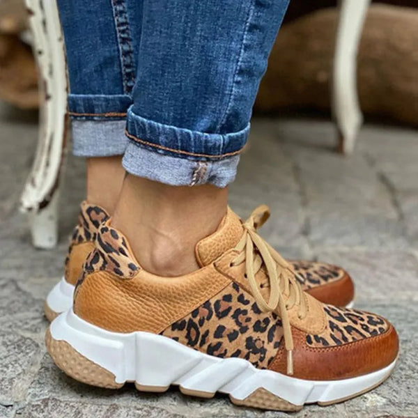 Crizzy | Zapatillas cómodas de leopardo