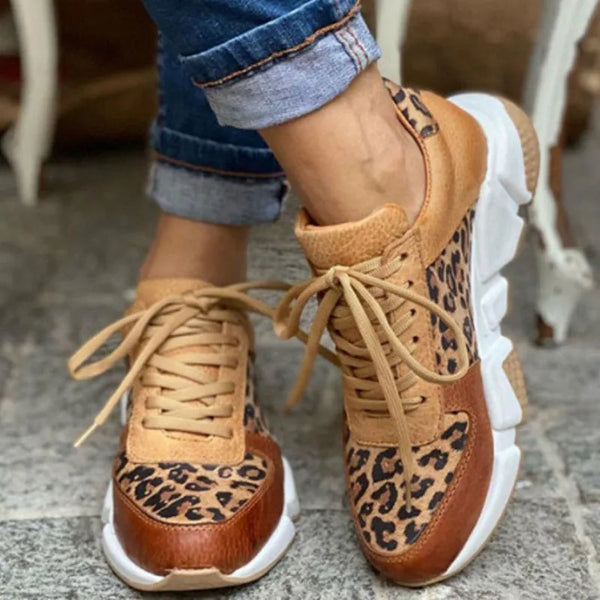 Crizzy | Zapatillas cómodas de leopardo