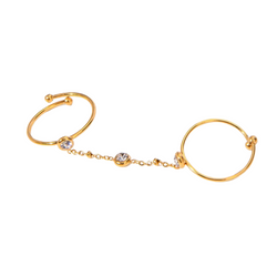 Anillo de cadena Nova de oro