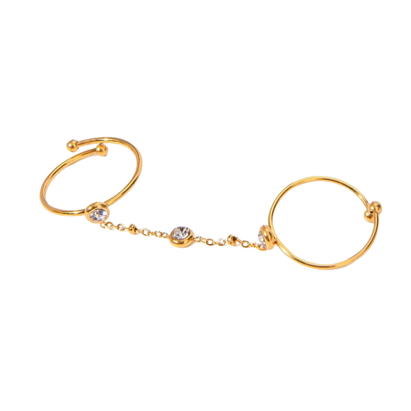 Anillo de cadena Nova de oro