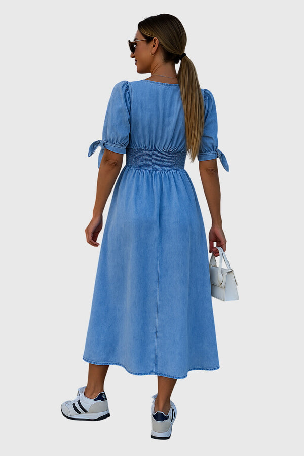 Jacqueline™ | Elegante vestido vaquero