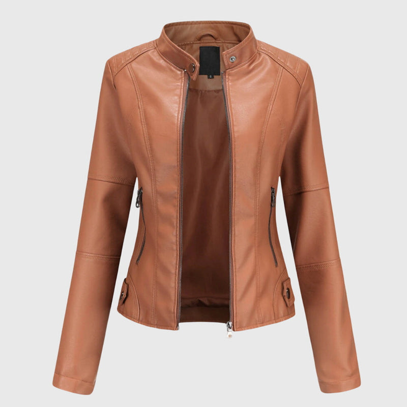 Giorgina™ - Elegante chaqueta de cuero para mujer