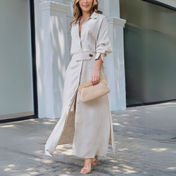 Libertad | Elegante vestido largo con escote en V