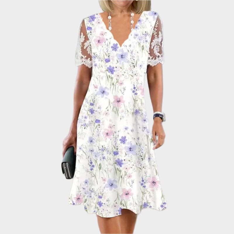 Vestido midi romántico