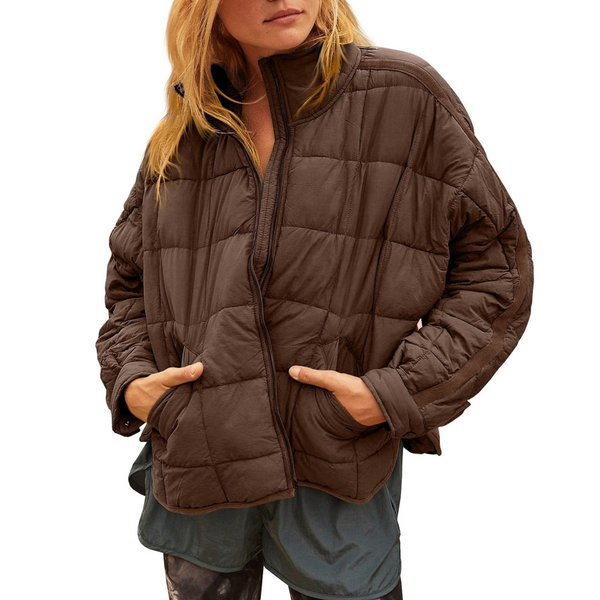 Amelia – Chaqueta acolchada ligera y compacta con cremallera