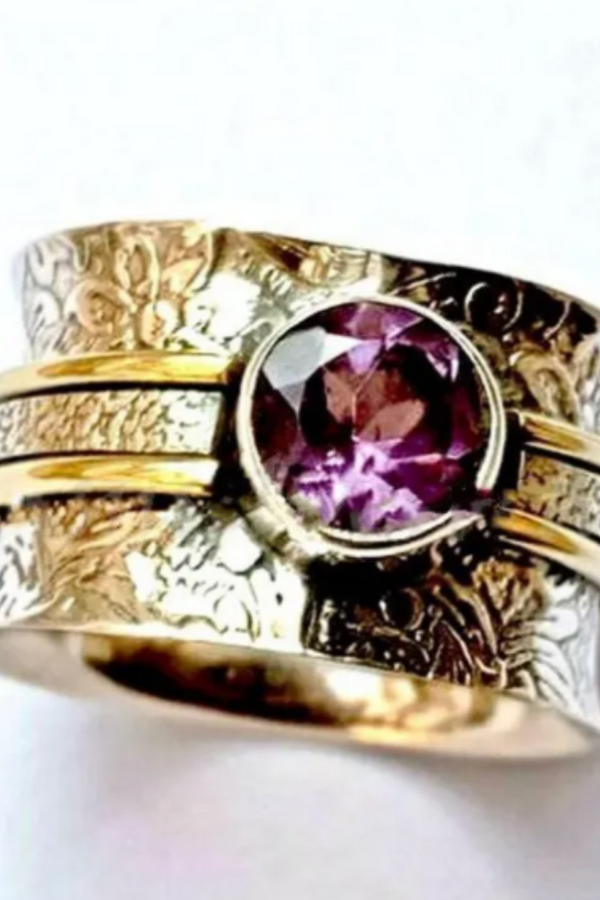 ANILLO DE MEDITACIÓN DE CRISTAL DE BOHEMIA