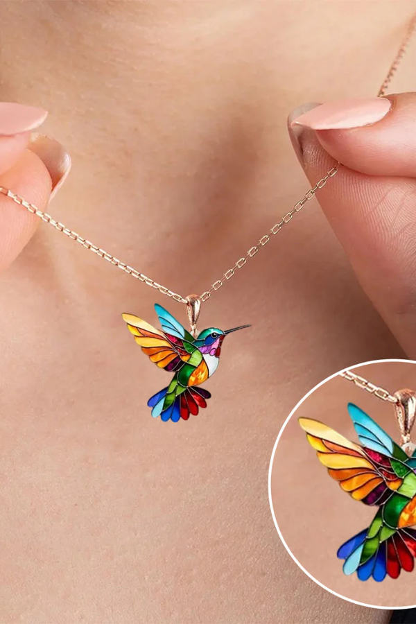 Aurea™ | Hermoso collar con diseño de colibrí