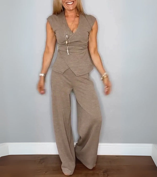 Claudia | Conjunto de dos piezas de corte moderno 